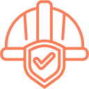 Safety helmet icon